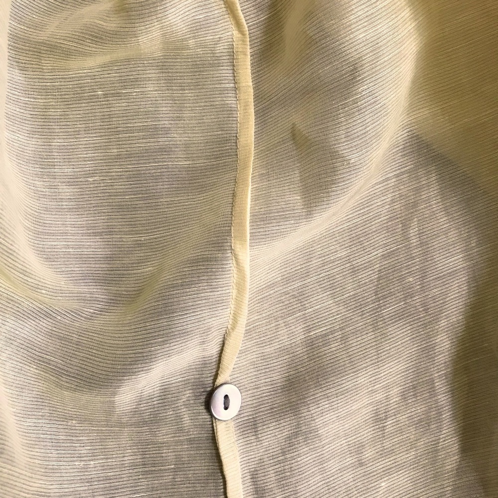 Valerie Stevens Silk Linen Lined Top Matching Jacket Size PM/PL - Picture 9 of 9